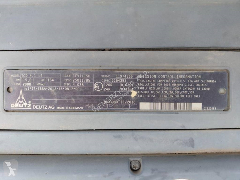 Escavatore  Koparka dwudrogowa ATLAS 1604 K ZW