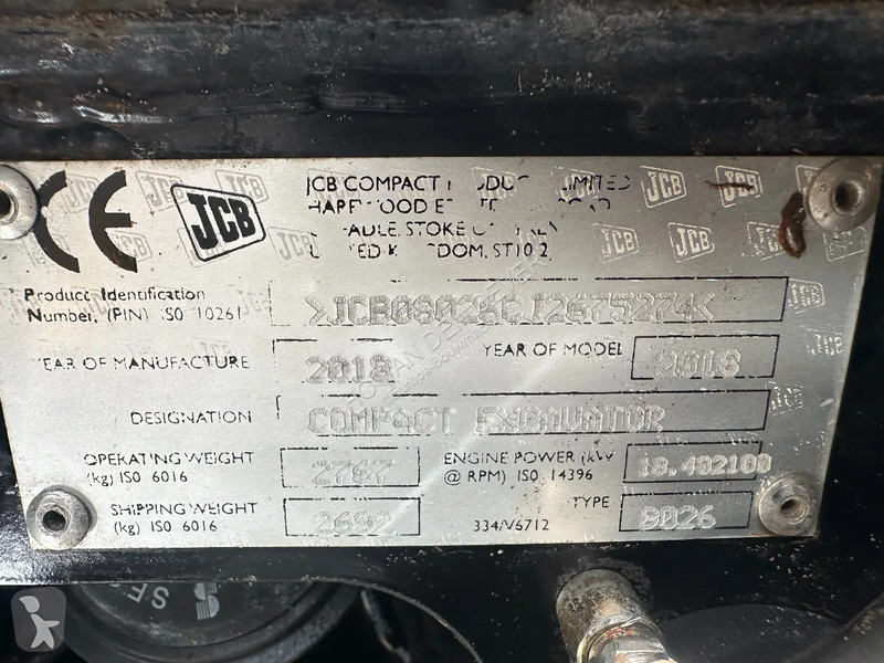 Excavator JCB 6