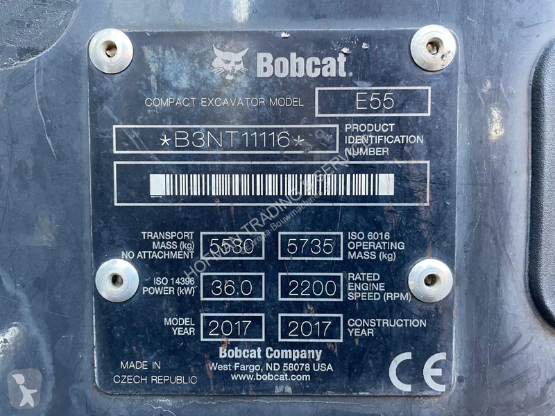 Escavadora Bobcat E55
