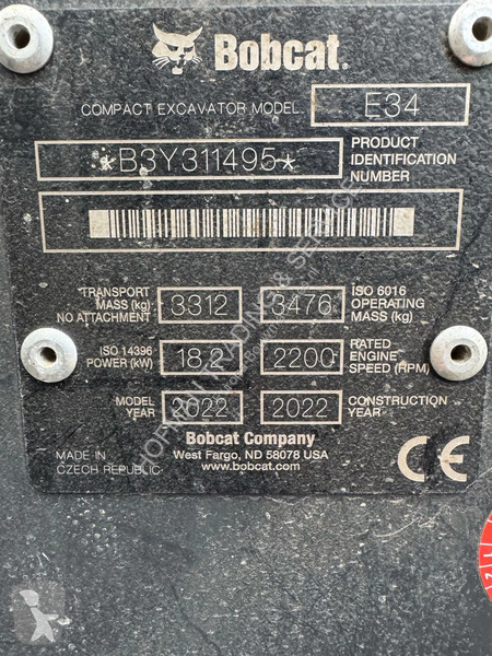 Graafmachine Bobcat E34