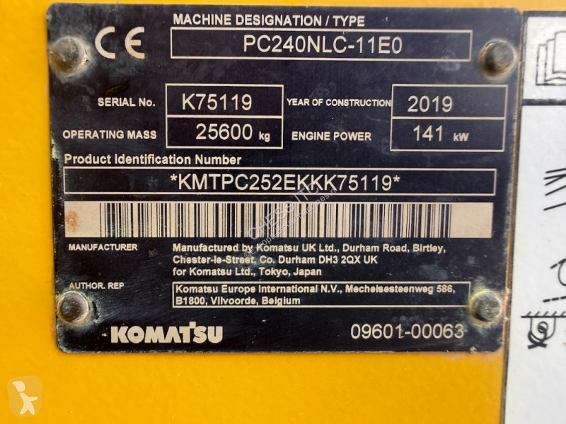 Skovl Komatsu NLC-11 - NLC-11E0 -