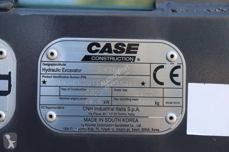 Lopatový nakládač Case CX26C