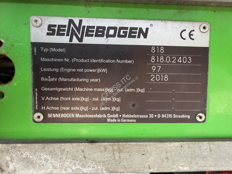 جرافة Sennebogen M - M - M -