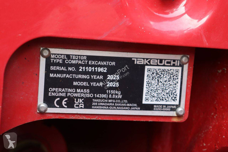 Skovel Takeuchi TB210R