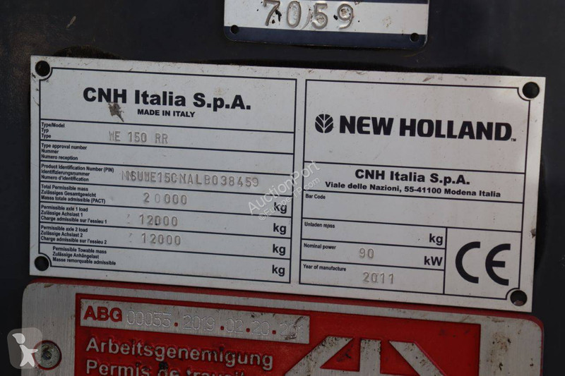 Pelle New Holland WE 150 RR