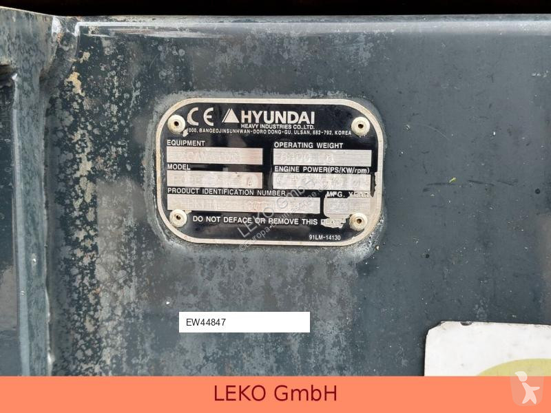 Skovl Hyundai Robex 55W-9A Mit Drei Löffeln
