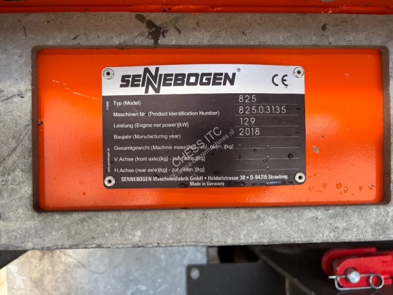 Excavator Sennebogen 825 M - 825 E - 825M - 825E