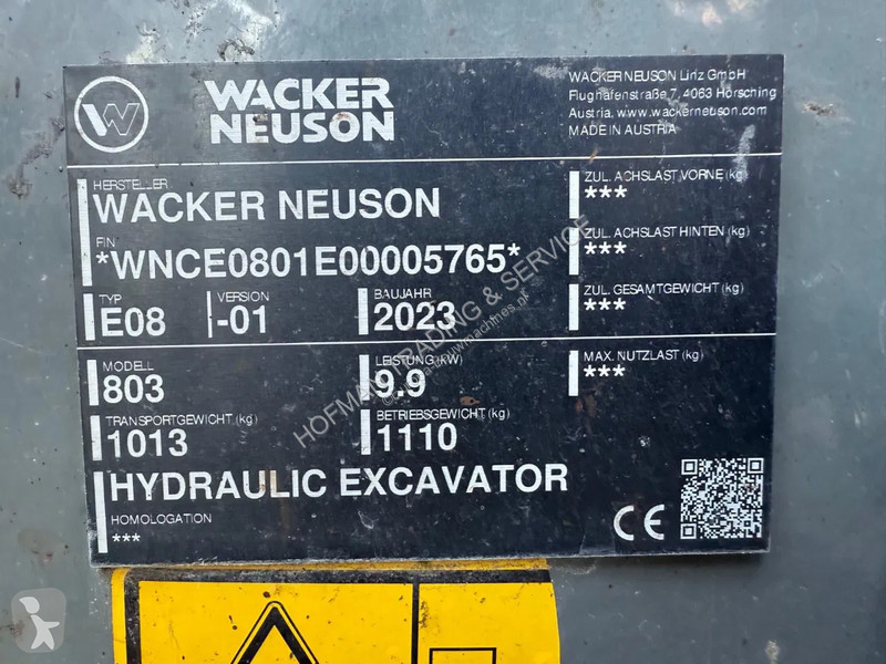 جرافة Wacker Neuson