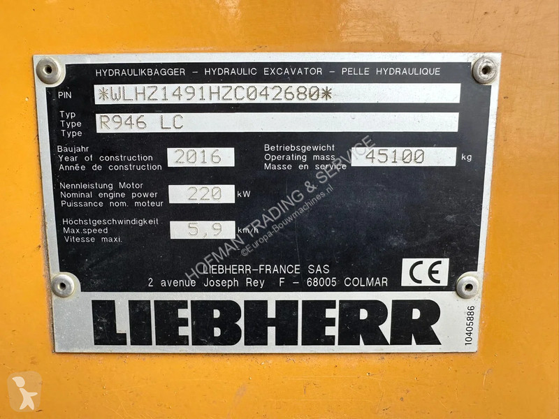 Skovl Liebherr LC