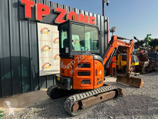 Rýpadlo Hitachi zx26u-5a cr cabine à 22 900 € ht