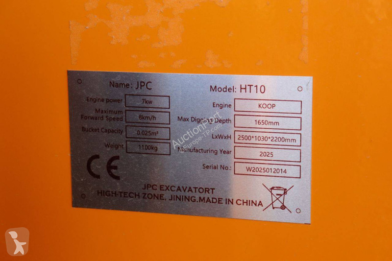 Экскаватор JPC HT10