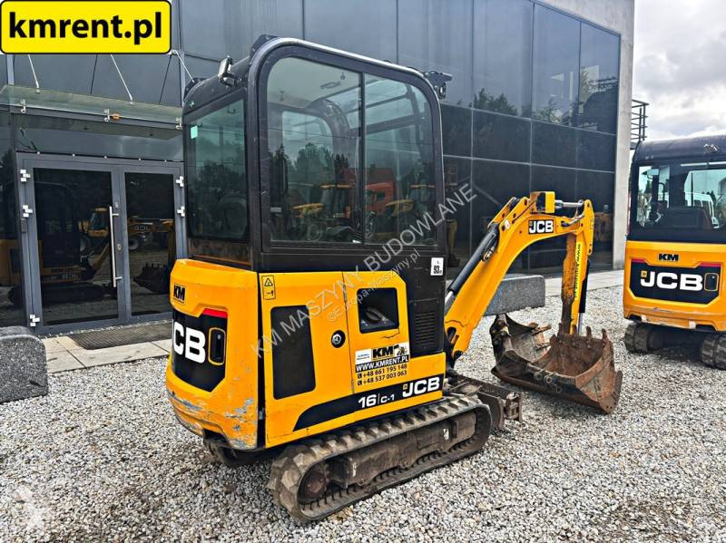 Skovel JCB 16 C-1 T3 MINI-KOPARKA 2022R MTH: 1274