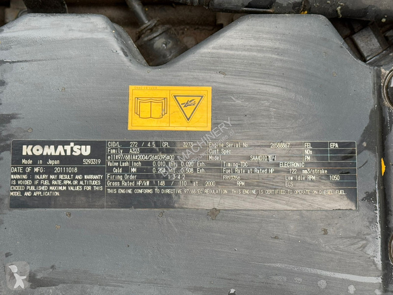 Lopatový nakládač Komatsu HB215LC-1 HB