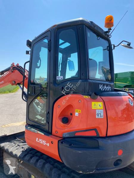 جرافة Kubota U55-4 1er Main/Certificat CE...