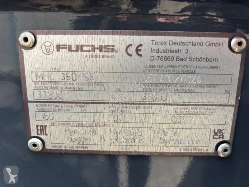 جرافة Fuchs MHL 350 F - F -