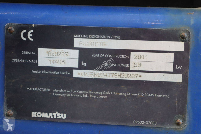 Escavatore Komatsu PW148-8