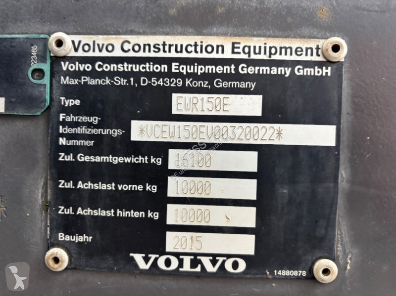 جرافة Volvo EWR 150 E - EWR150 - EWR150E - EWR...