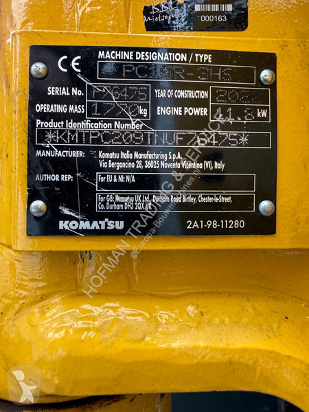 Skovl Komatsu PC16R-3HS