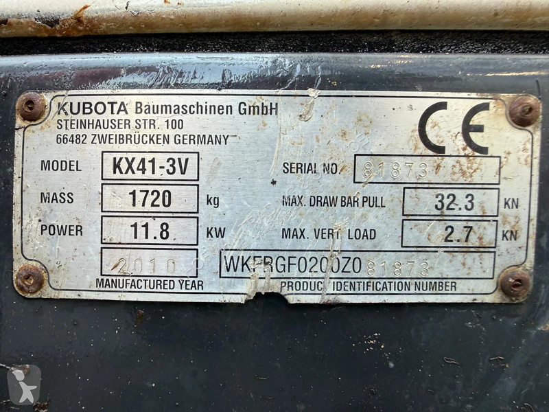 Skovl Kubota 3