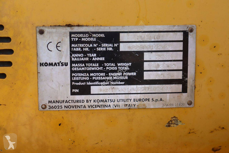 Komatsu 110R excavator