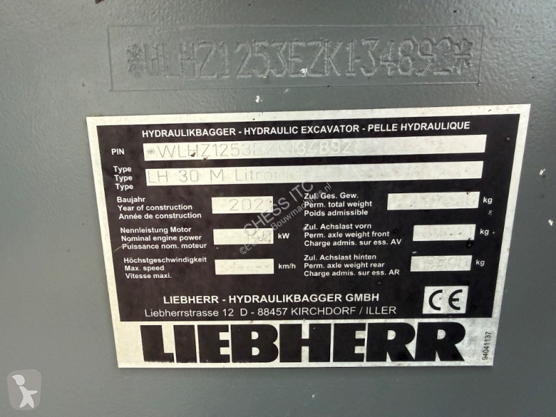 Skovel Liebherr - -