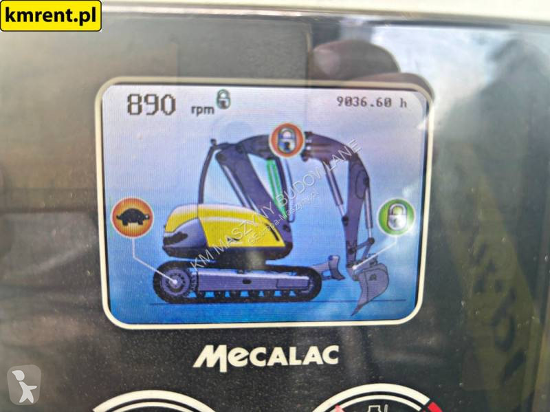 Skovel Mecalac 8 MCR MINI-KOPARKA 2010R |...