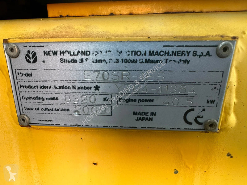 Excavator New Holland Kobelco E70SR-1ES | A/C
