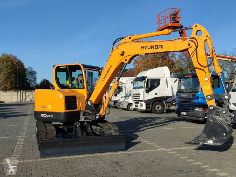 Excavadora Hyundai ROBEX 80CR-9 2013r 8,3 tony
