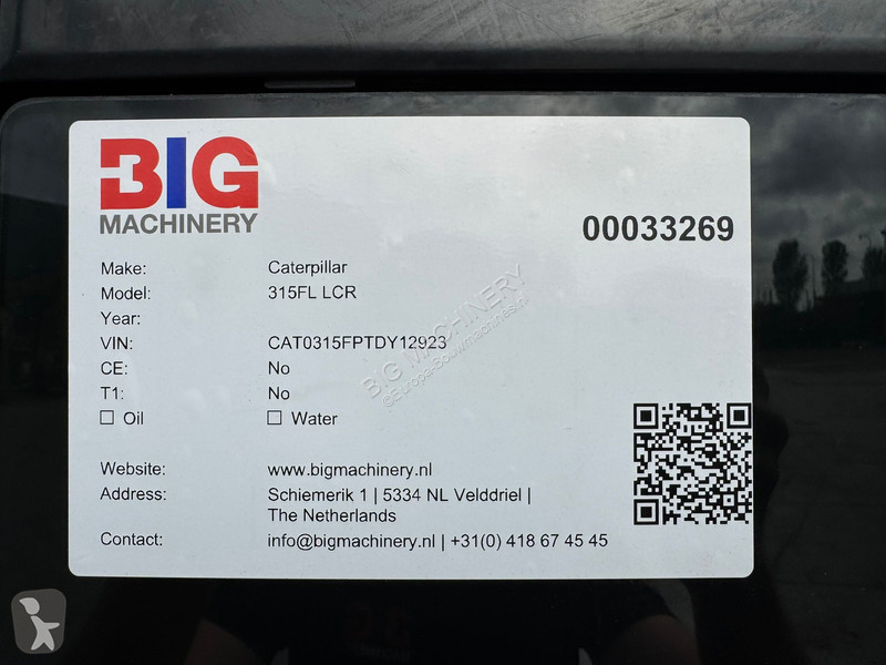 Excavator Caterpillar F LCR