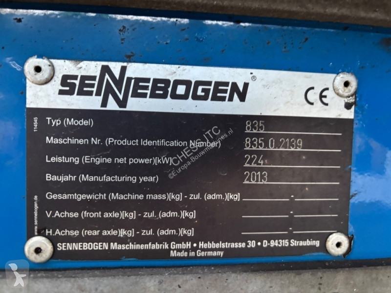 Skovl Sennebogen 835E - 835 E