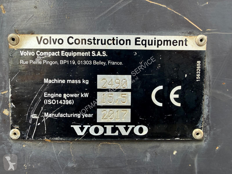 Skovl Volvo ECR25D