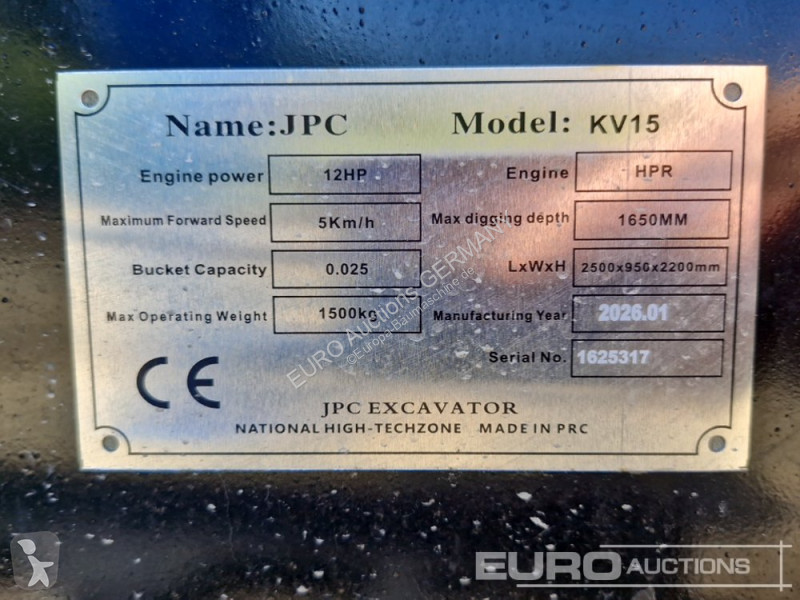 Rýpadlo JPC KV15