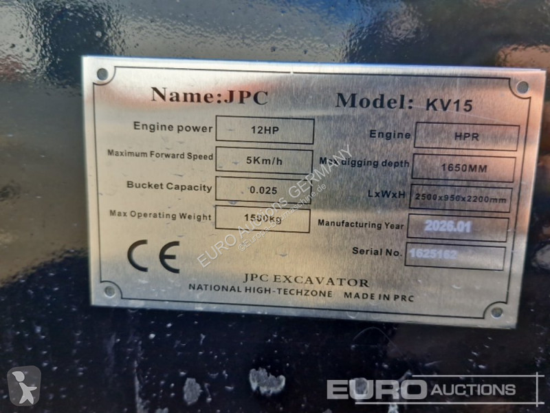 Rýpadlo JPC KV15