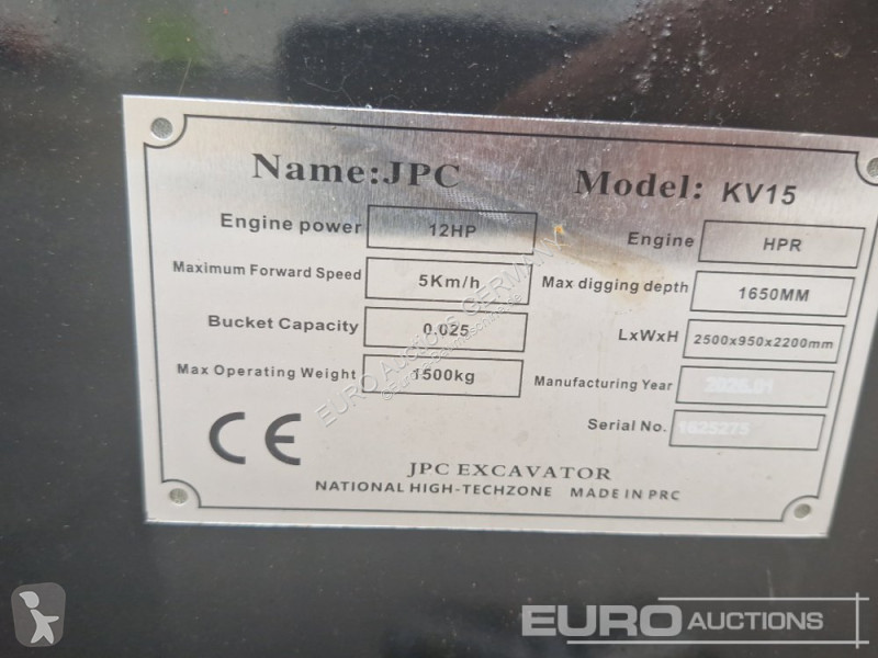 Rýpadlo JPC KV15