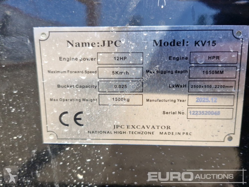 Rýpadlo JPC KV15