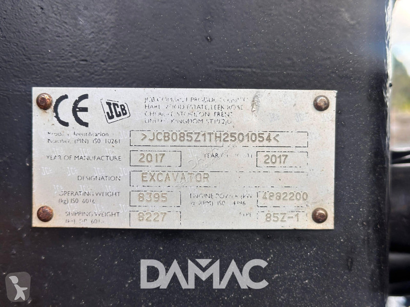 Escavatore JCB 85Z-1