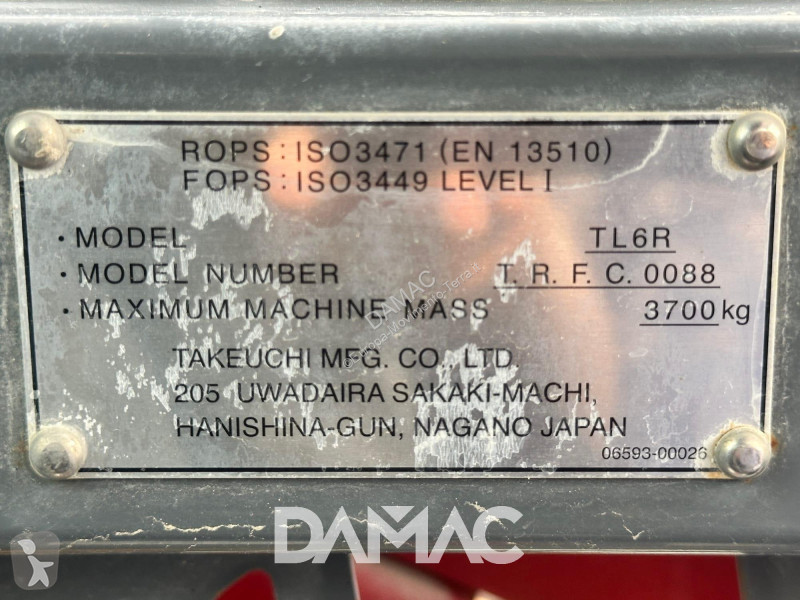 Lopatový nakládač Takeuchi TL6R