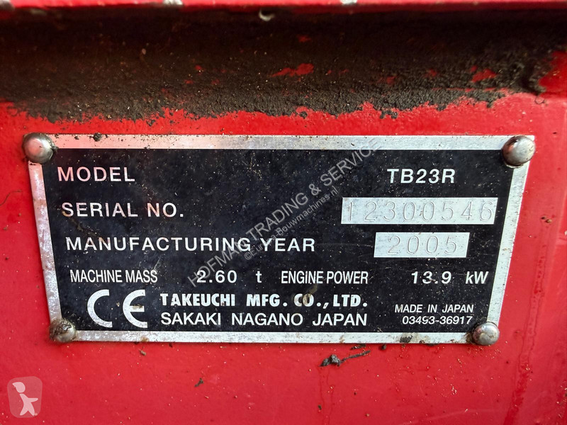 Excavadora Takeuchi