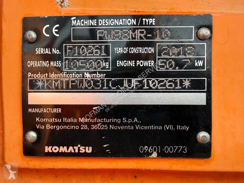 Pelle Komatsu MR-10 | A/C