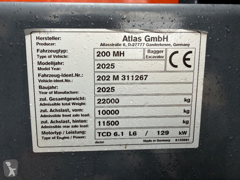 Graafmachine Atlas 200 MH - 200MH - 180 MH -...
