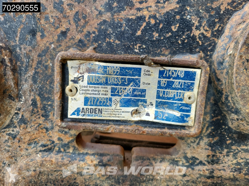 Escavadora Doosan DX63-3 3 BUCKETS - A/C