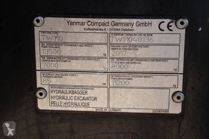 Graafmachine Schaeff TW110