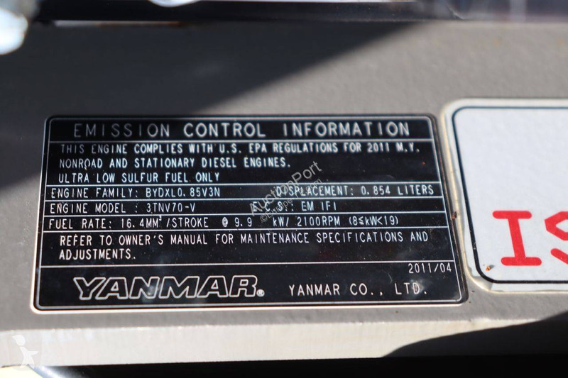 Escavatore Yanmar SV17-EX