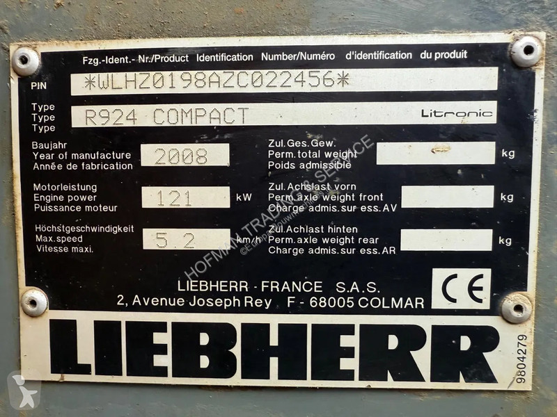 Skovl Liebherr R