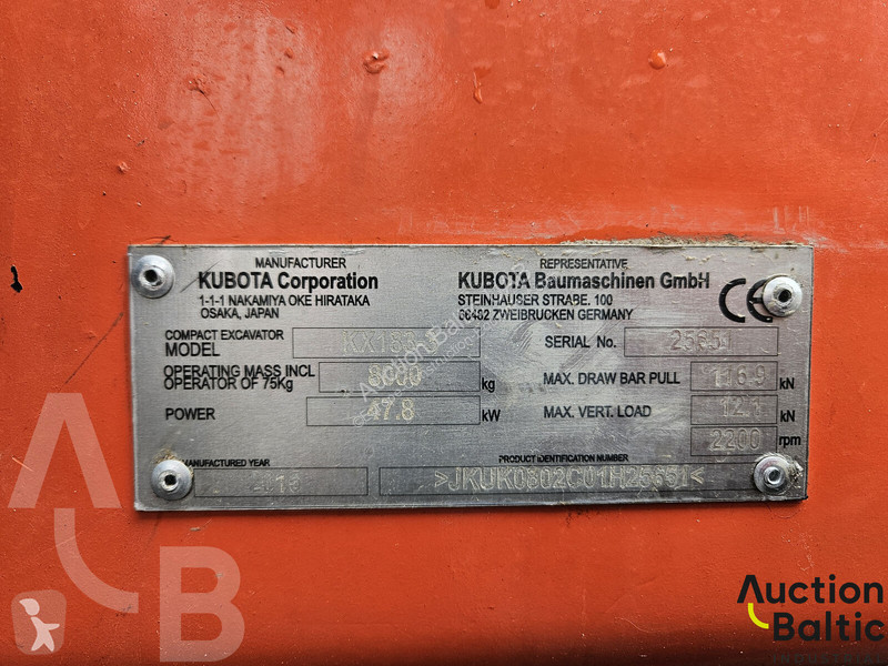 Экскаватор Kubota KX 183-3