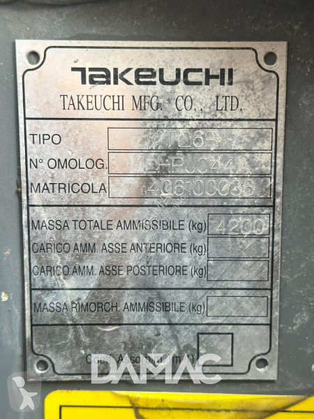 Lopatový nakládač Takeuchi TL6R