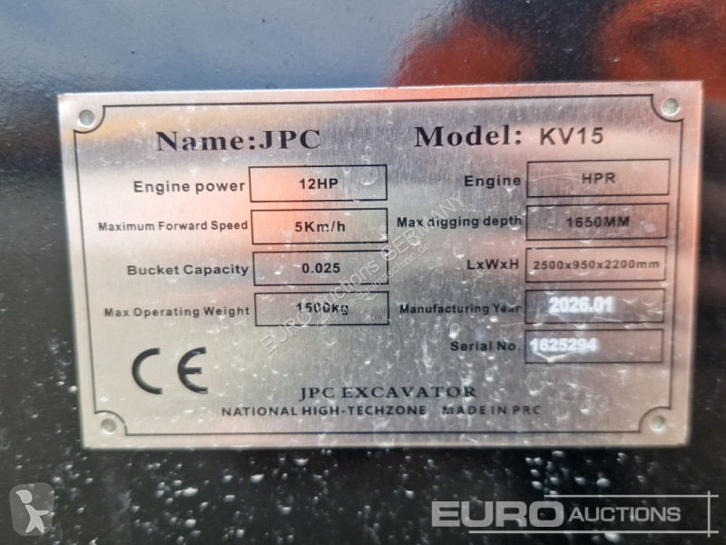 Rýpadlo JPC KV15