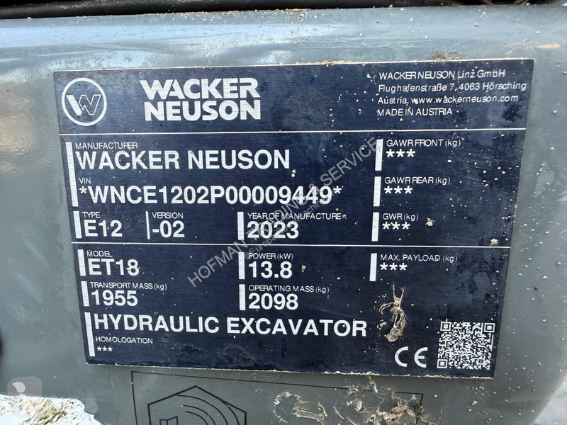 جرافة Wacker Neuson VDS | Powertilt