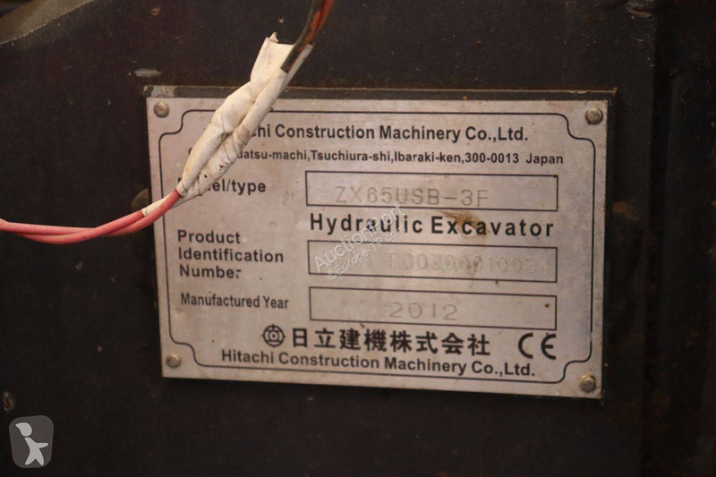 Excavator Hitachi ZX65USB-3F