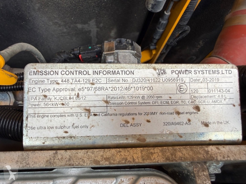 جرافة JCB 220 XL 4F - 220X LC - 220XL - 220X L4F